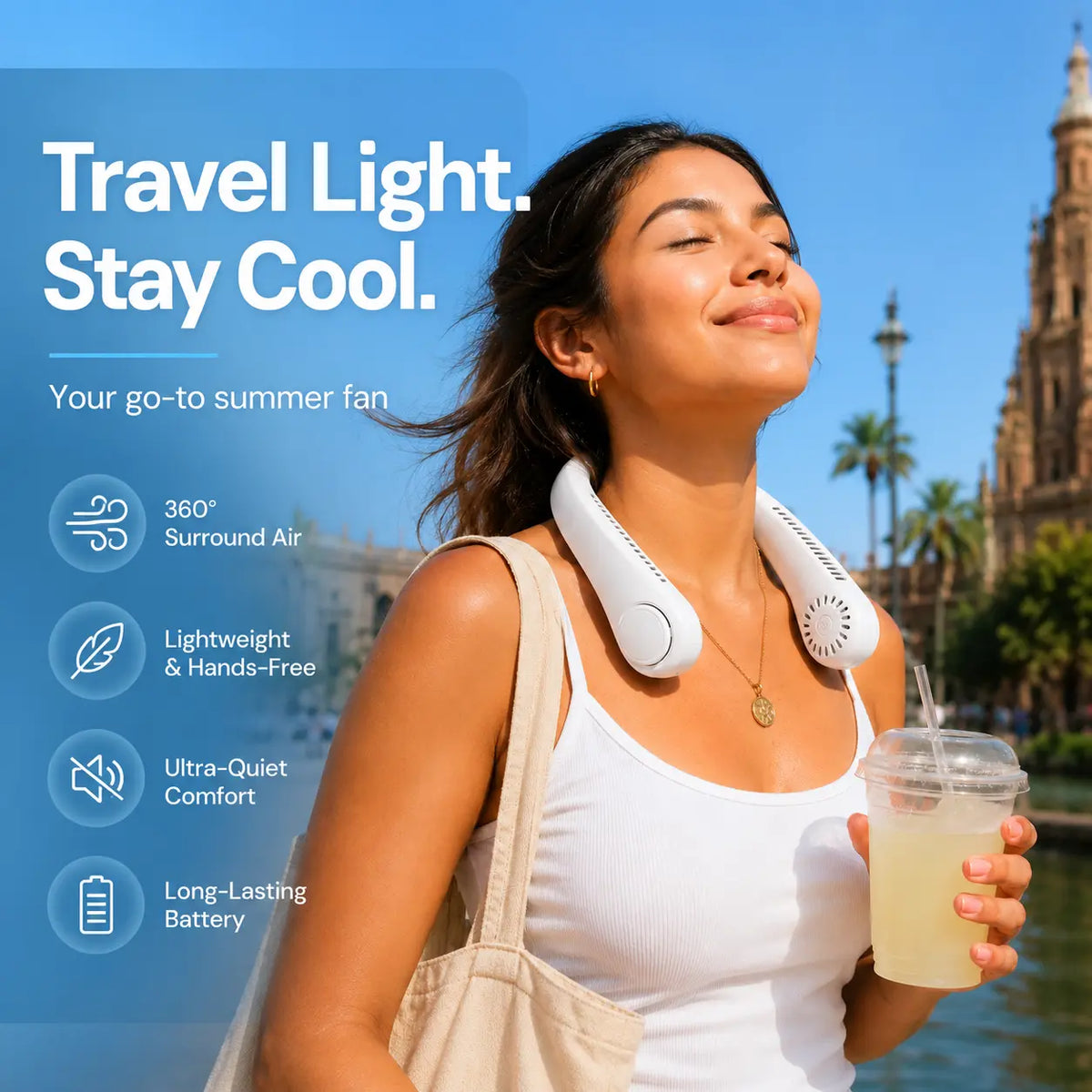 AeroChill™ Hands-Free Neck Fan