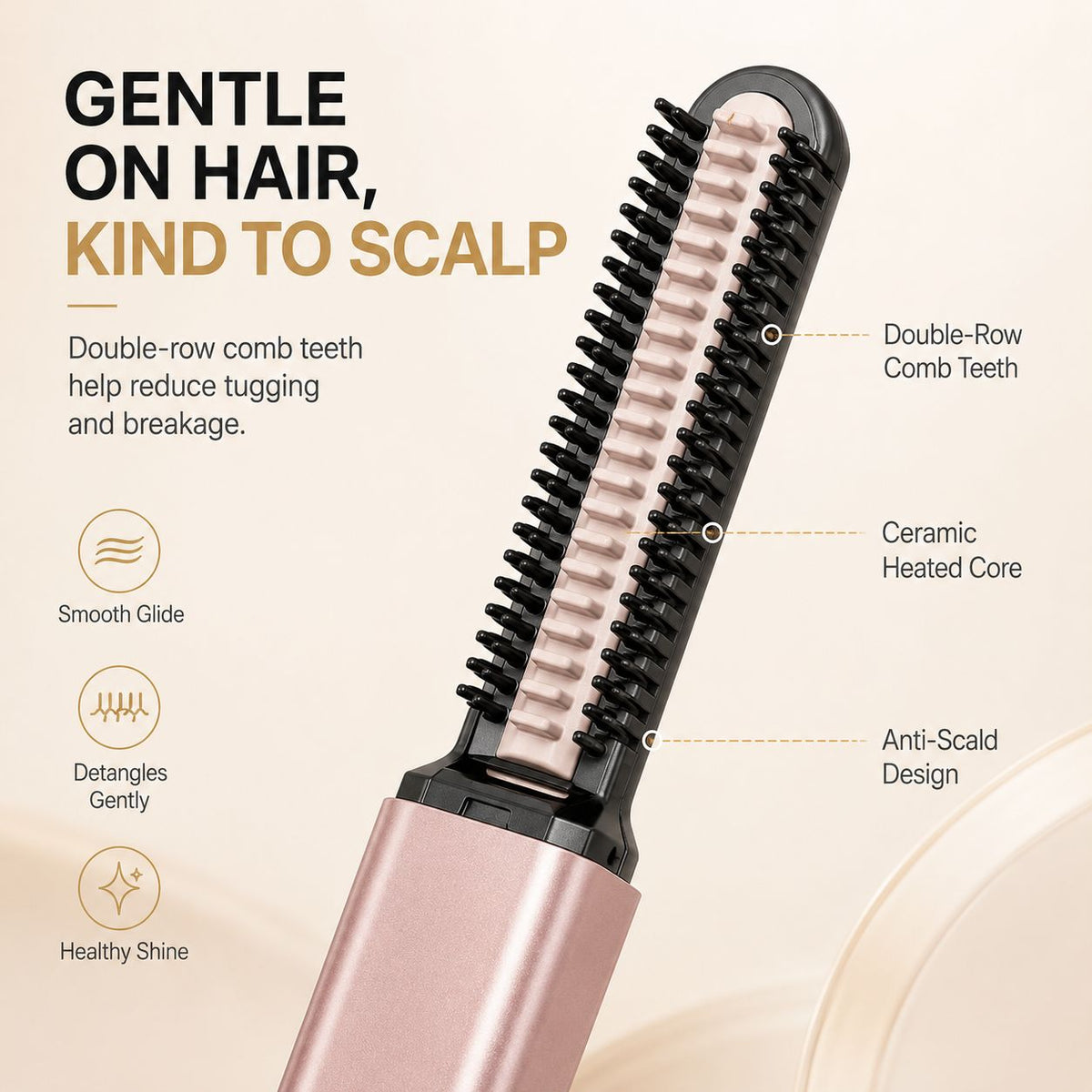 Lift & Style™ Mini Heated Hair Comb