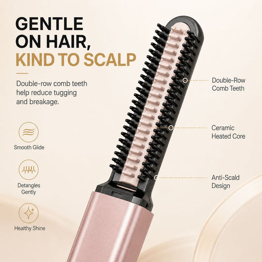 Lift & Style™ Mini Heated Hair Comb