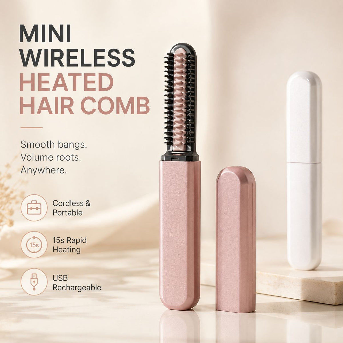 Lift & Style™ Mini Heated Hair Comb